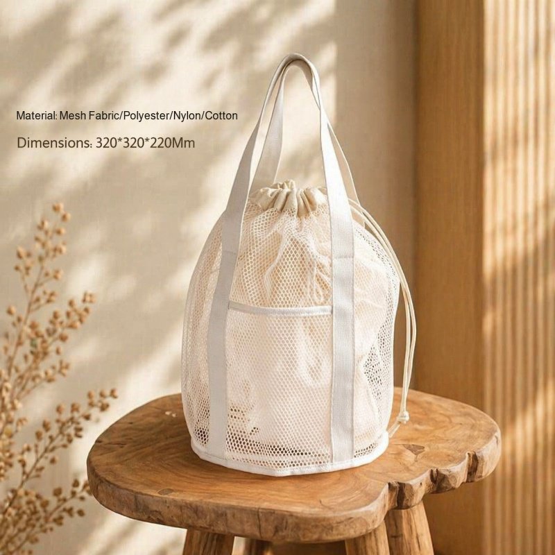 Multi-functional Foldable Mesh Toiletry Bag