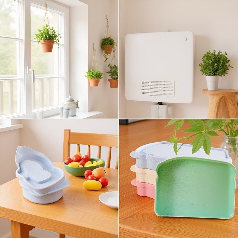 フルーツ・パン・デザート収納可能なランチボックス