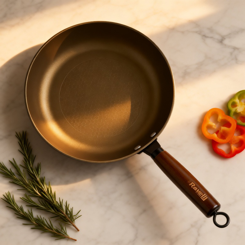 お手入れ簡単なロイヤルスターフライパン内側