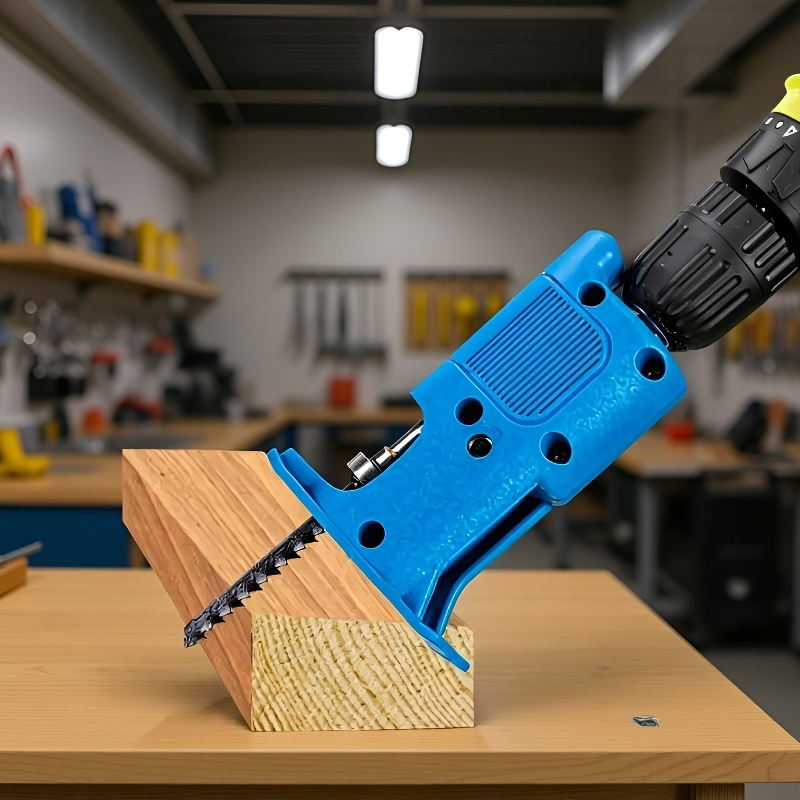 Sierra de sable eléctrica para cortar madera, compatible con taladros