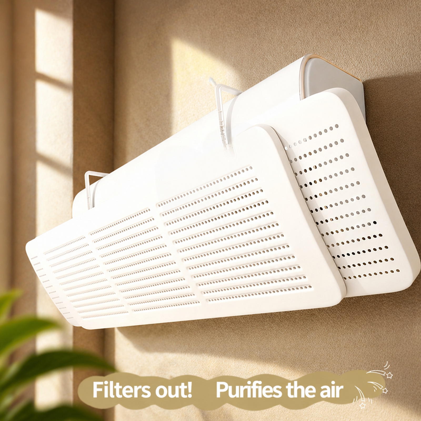 Easy installation of AC deflector on split unit