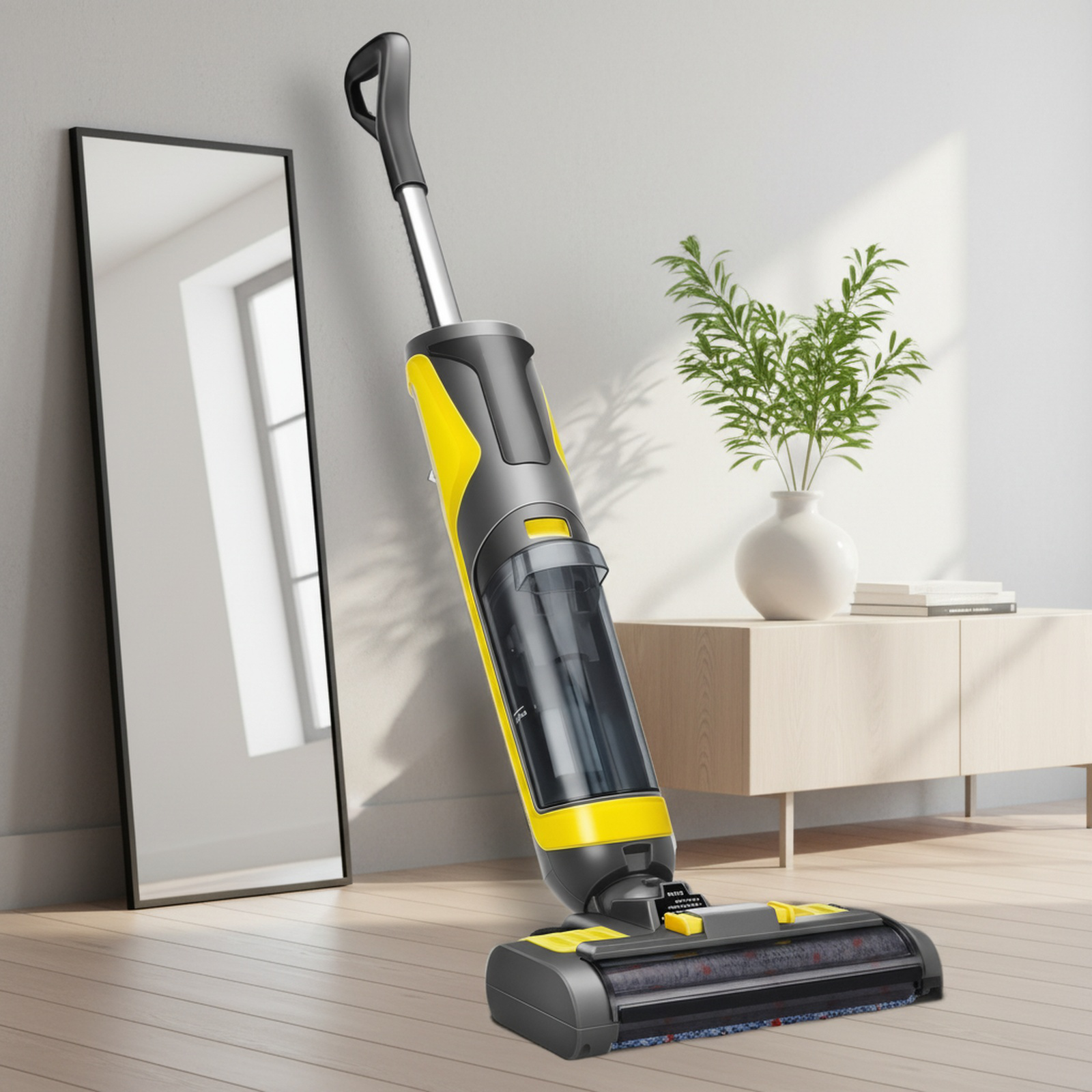 Aspiradora recargable portátil para limpieza en seco y húmedo