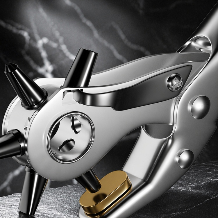 Laborsaving Multi-functional Belt Hole Punch