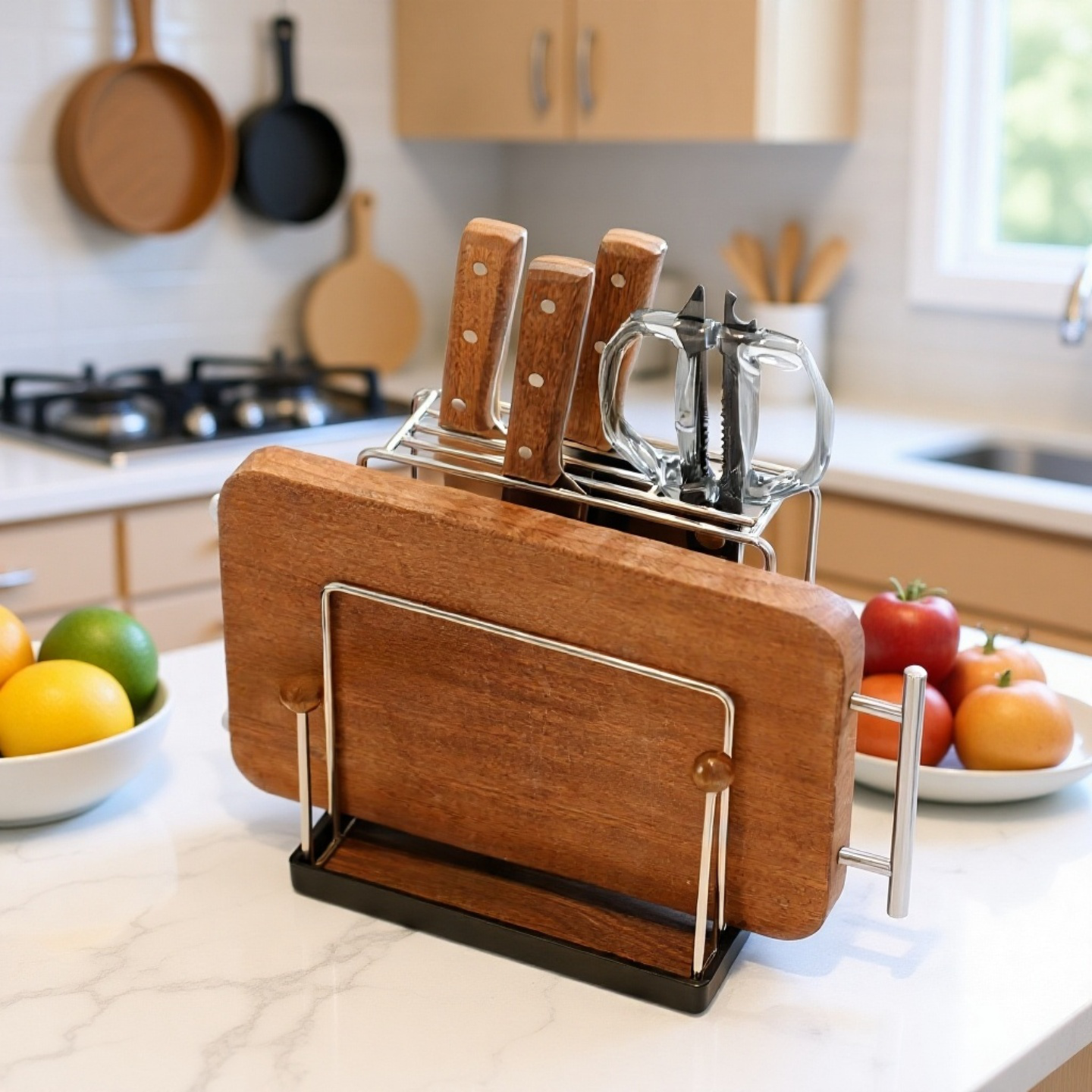 ステンレス製ナイフホルダー キッチンナイフラック 収納ラック 家庭用排水カウンタートップ 野菜ナイフホルダー 専用収納ラック