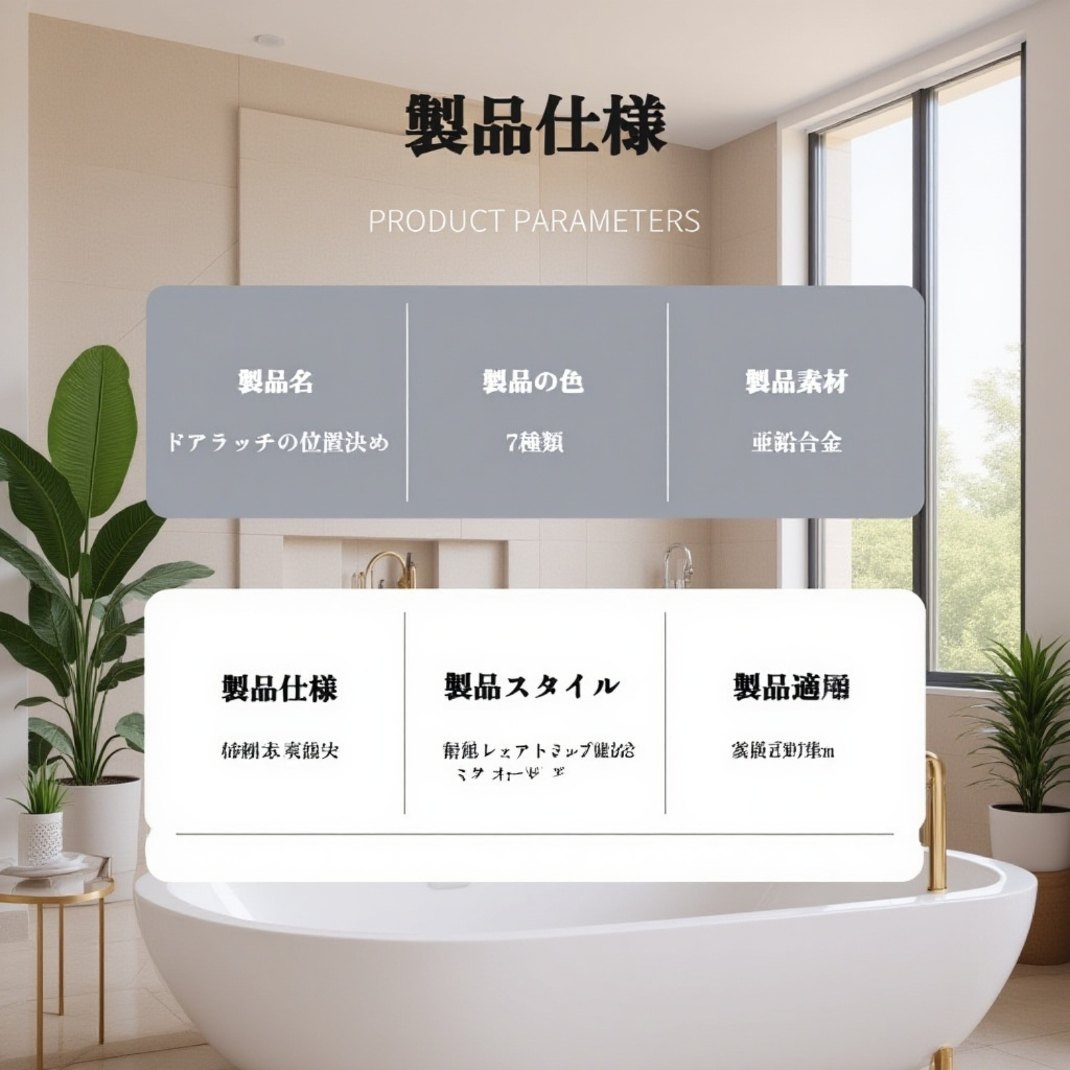 室内用ドアロック 穴あけ不要 レトロタイプ差し込み錠