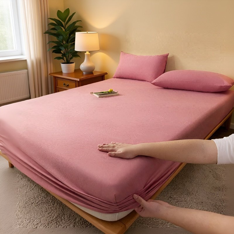 싱글 워싱 면 침대 커버 쓰리피스 침대 삿갓 보호 커버 기숙사 싱글 침대 워싱 면 침대 커버 침대 삿갓