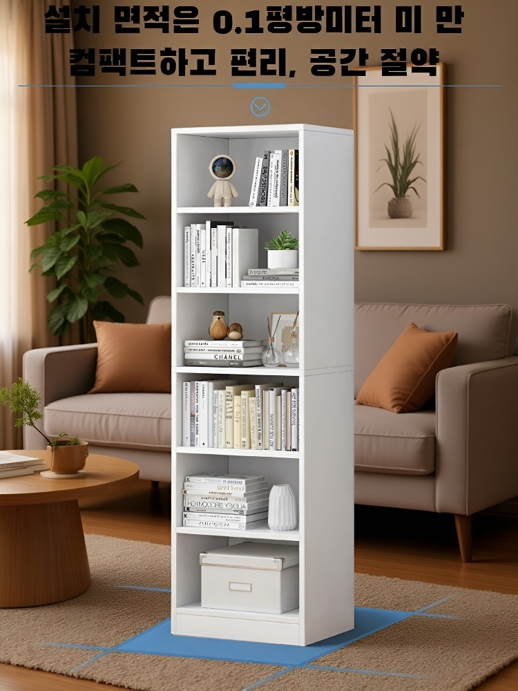 코너 수납장 경제적인 플로어 선반 슬림핏 모서리 공간 절약 수납장 수납장