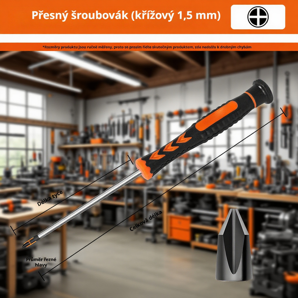 Hvězdicový šroubovák, precizní nástroj speciálně pro opravu počítačů