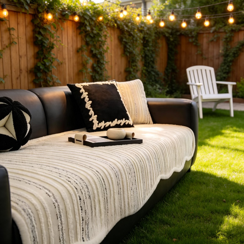 High-grade special-shaped chenille sofa cushion, non-slip design, suitable for all seasons