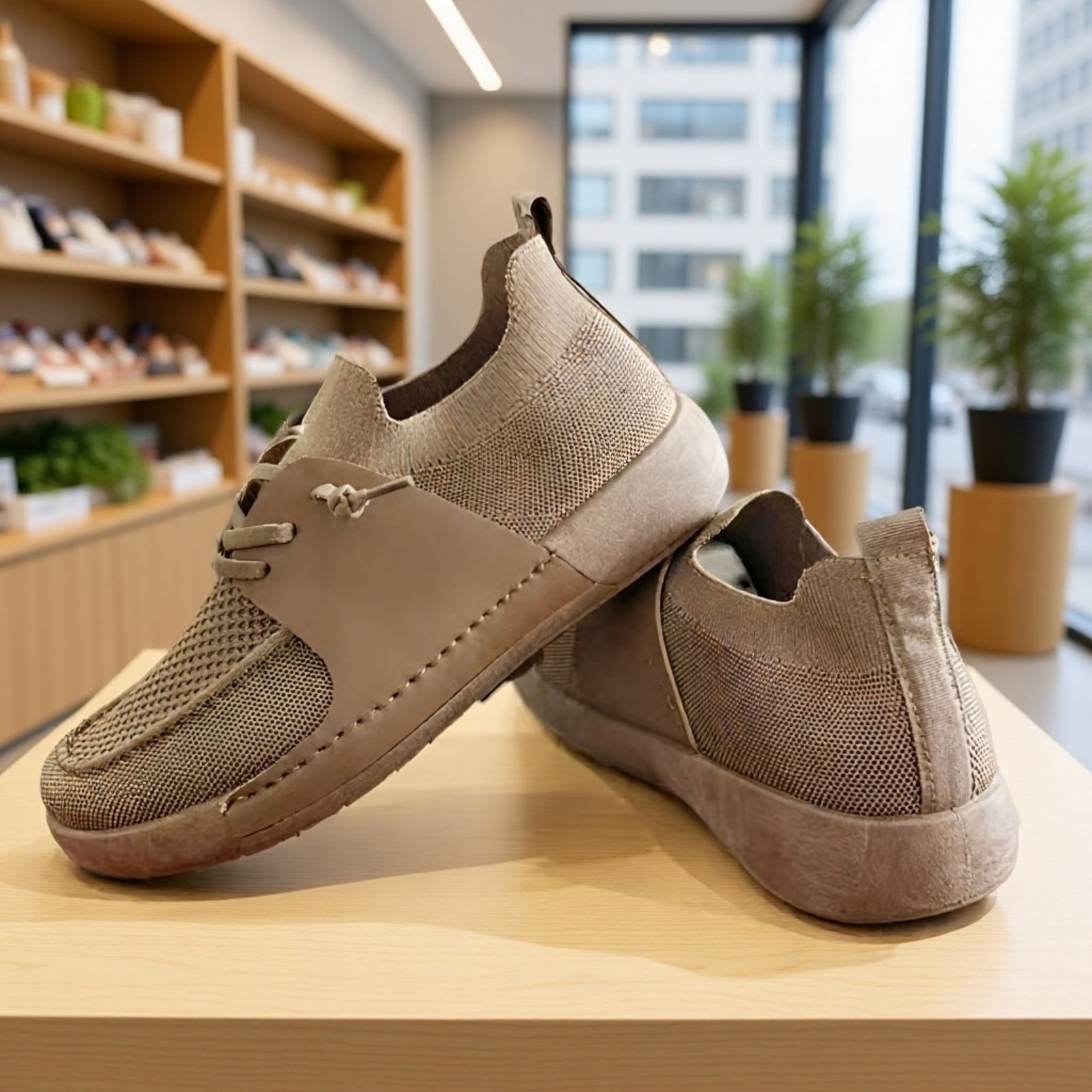 通気性抜群のカジュアルランニングシューズ メンズ