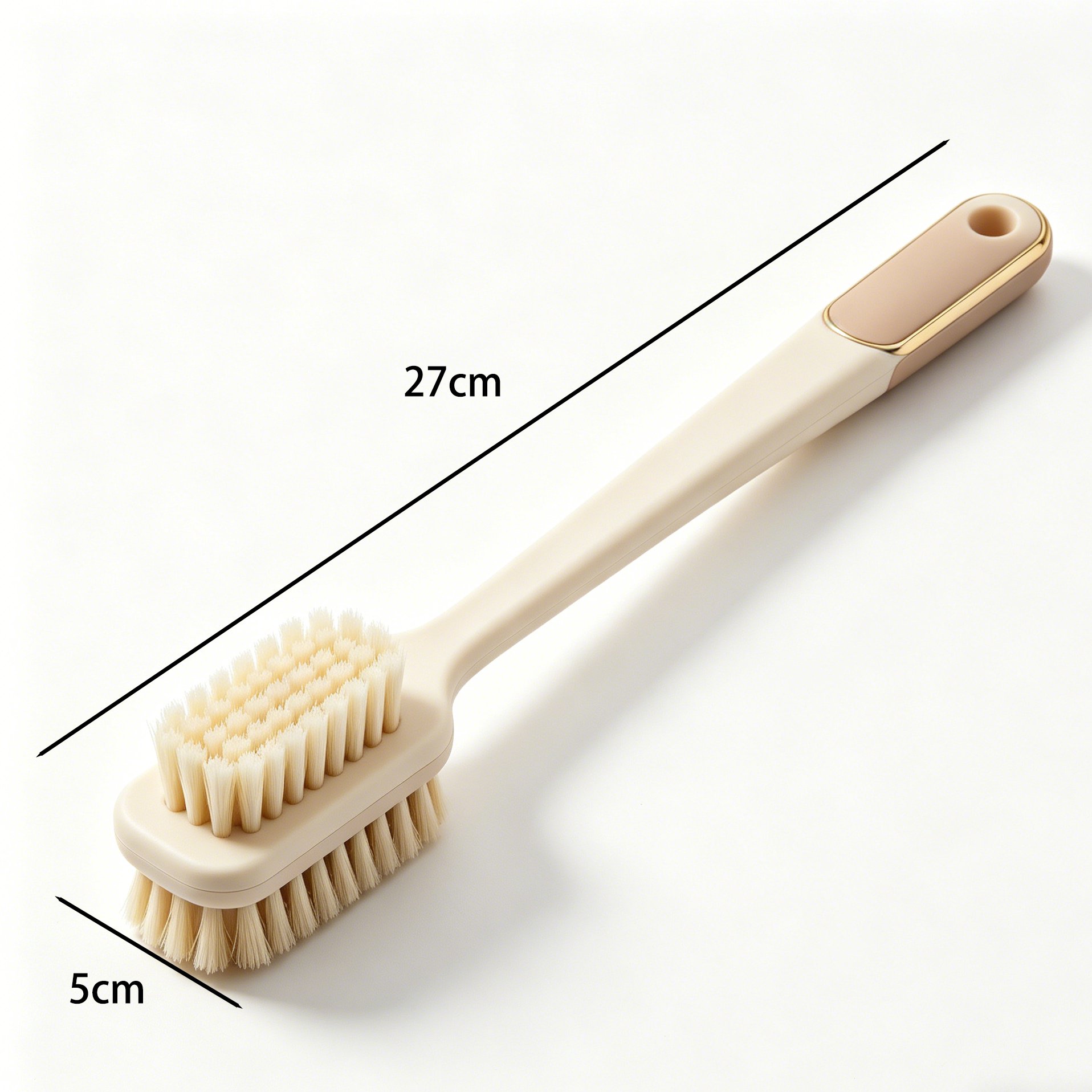 Set of 5 long handle cleaning brushes for kitchen and bathroom