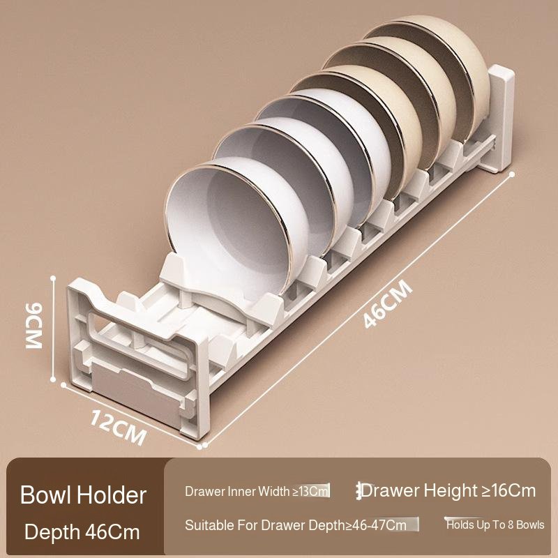 Kitchen drawer divider cabinet dish storage rack bowl and chopsticks plate storage box cutlery dish 