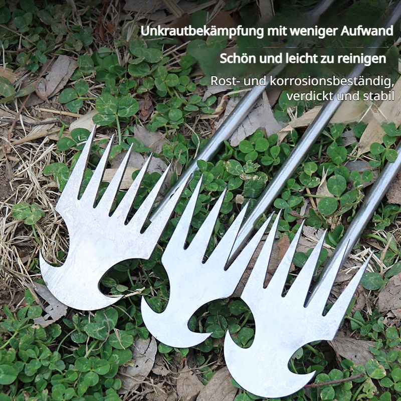 Garten Unkrautstecher Kit aus Metall für Bauernhof und Garten