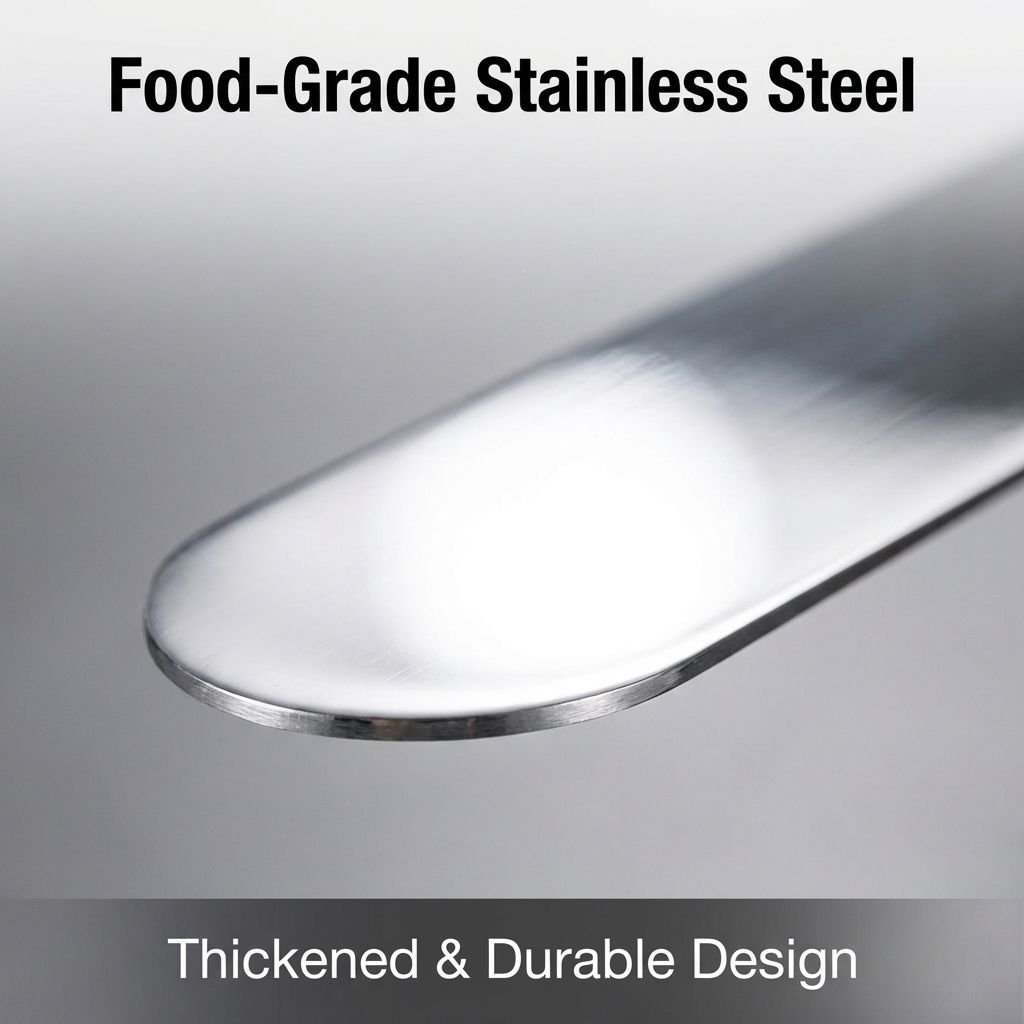 Stainless steel cake butter spatula