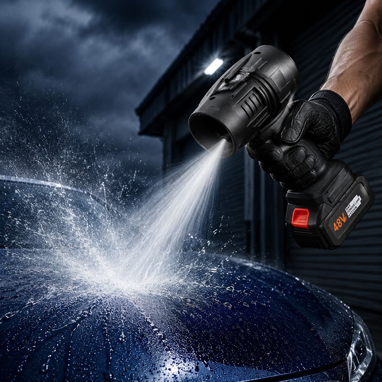 Storm machine high wind power lithium battery leaf blowing high power wireless violent turbo fan sno