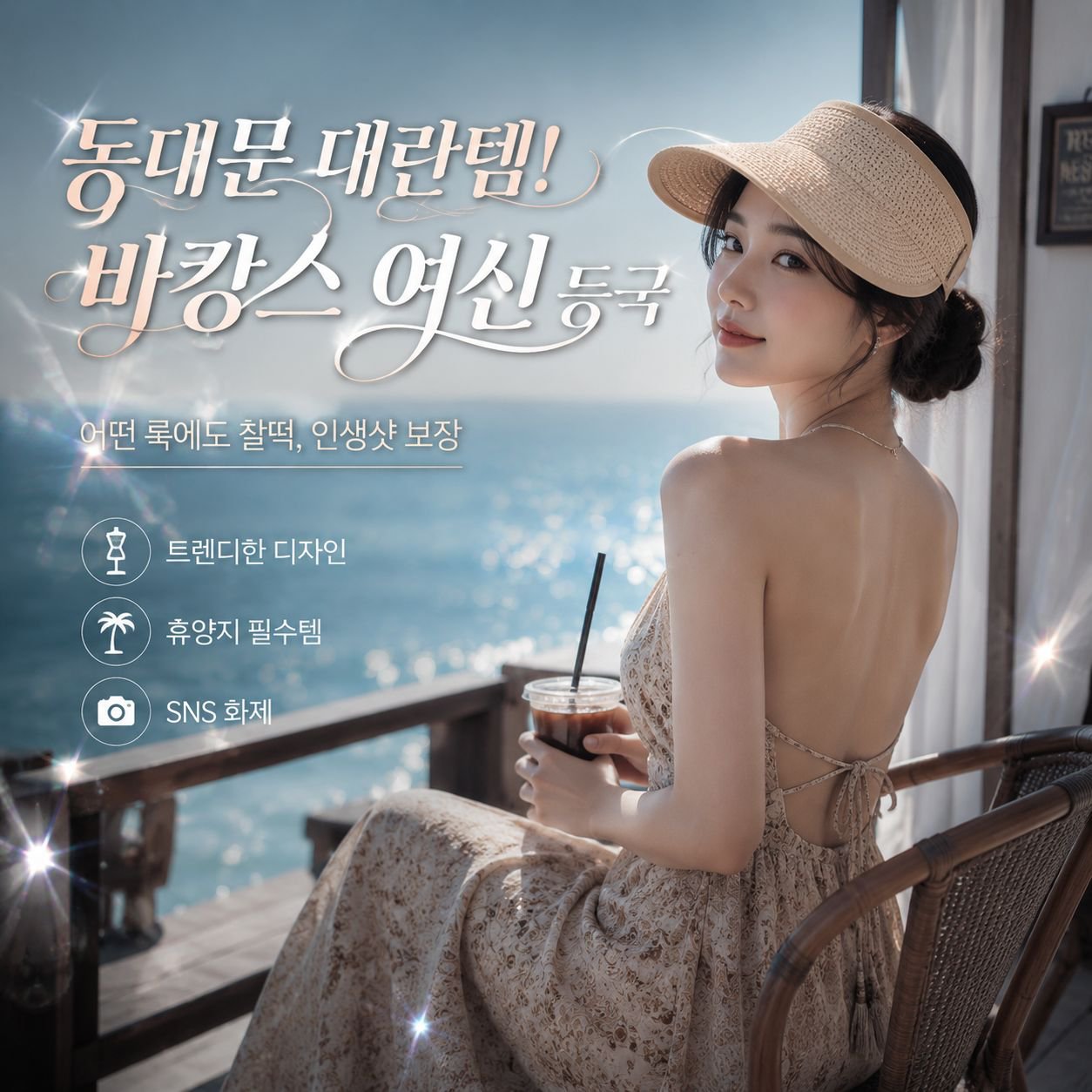 자외선 차단 폴딩캡 여름 여성 밀짚모자 썬캡