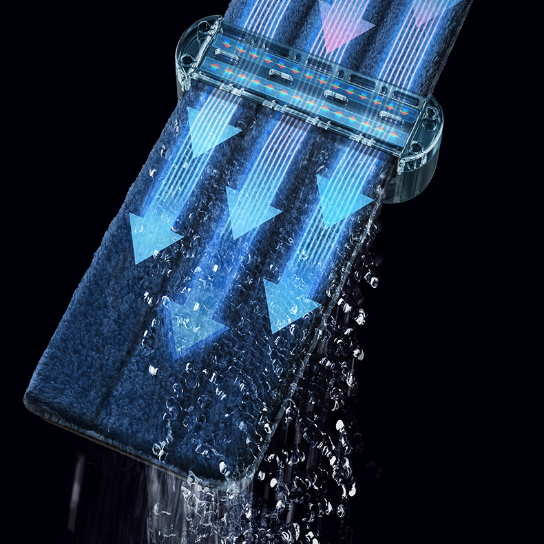 Freihändiger Flachmopp