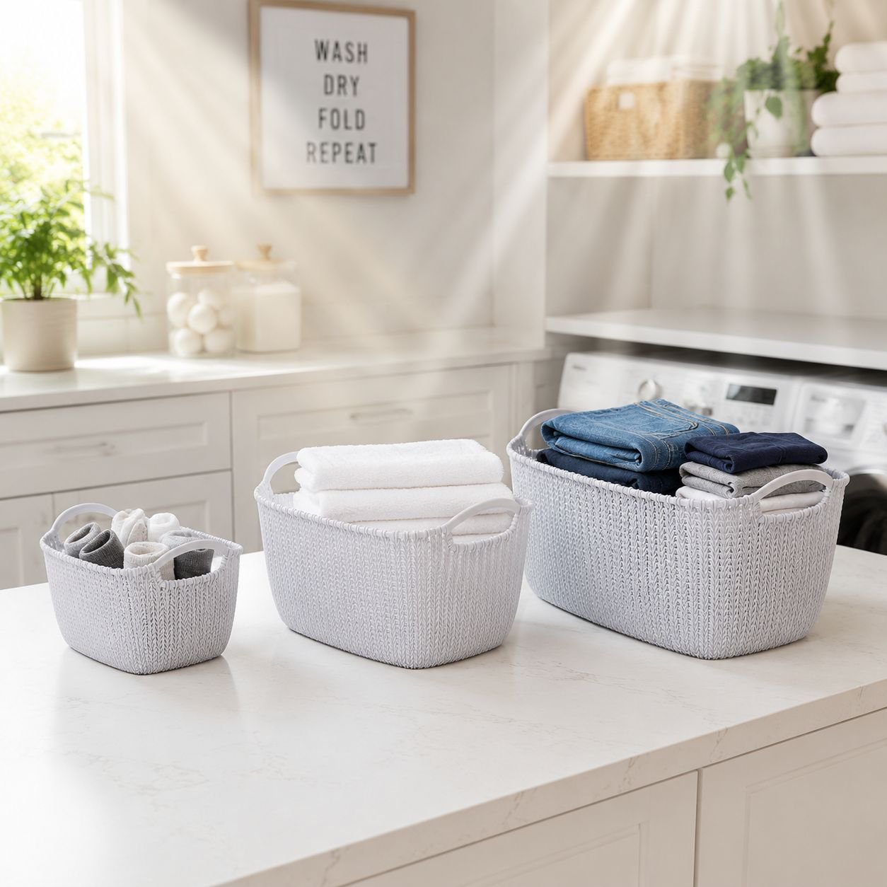 Modern Plastic Storage Bin for Home Use
