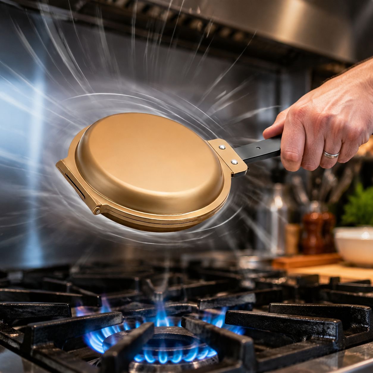 Double-sided cake pan, Mexican folding skillet, low-smoke egg and steak frying pan, breakfast pan