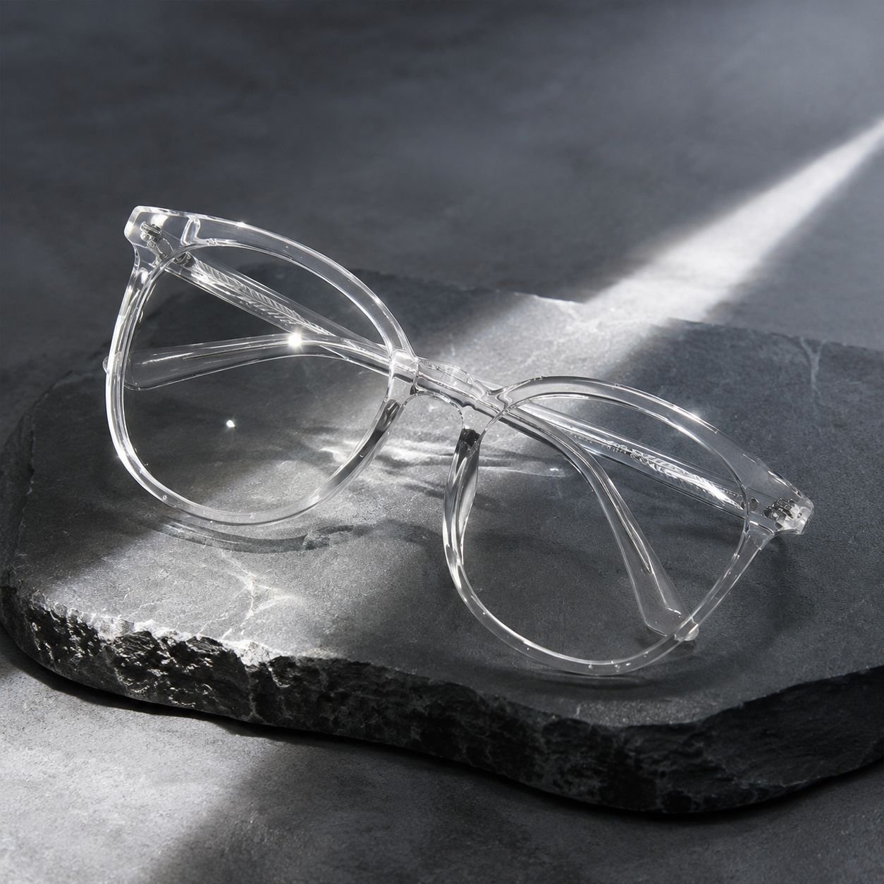 Großes Gesicht, schwarze Anti-Blaulicht-Brille, TR-Material, Retro-Rahmen