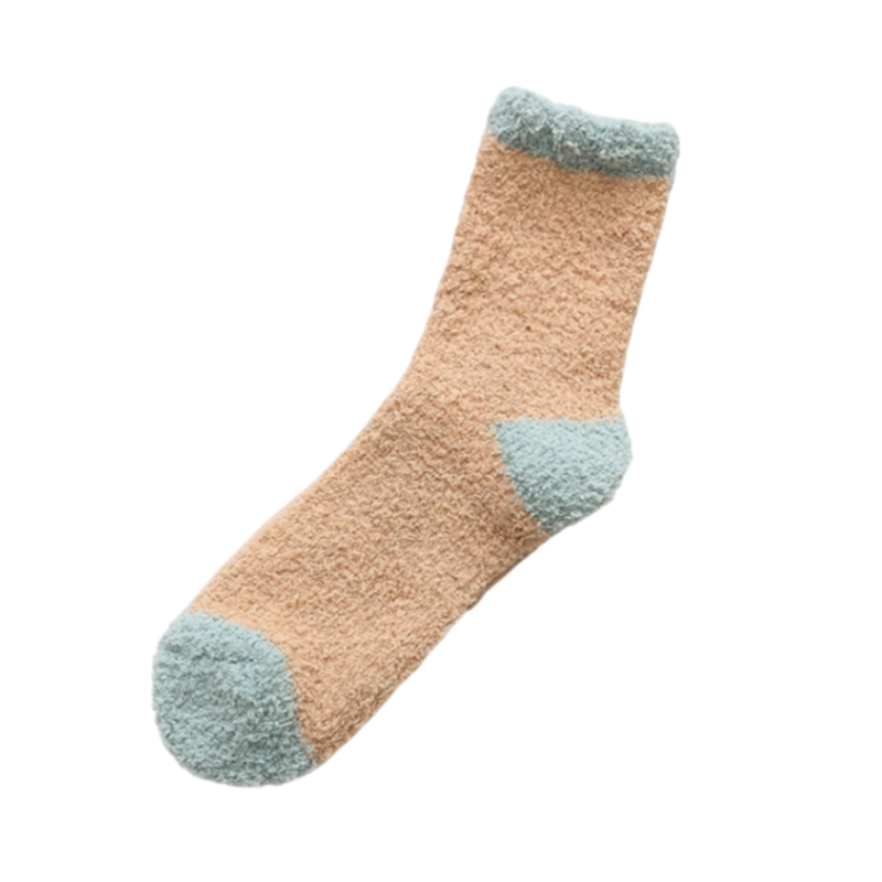 Coral fleece socks