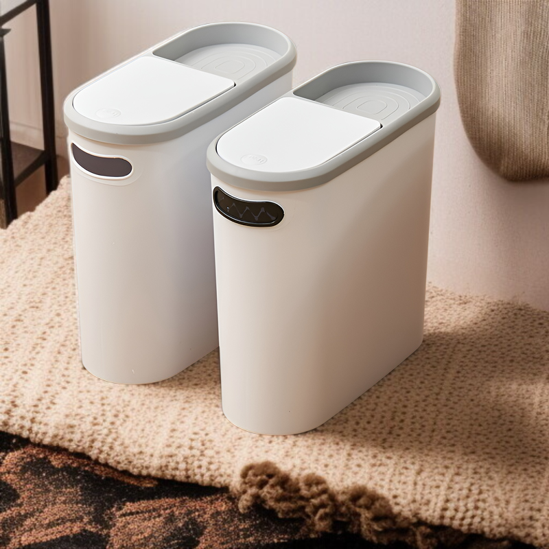 クリエイティブ蓋付きゴミ箱の全体画像