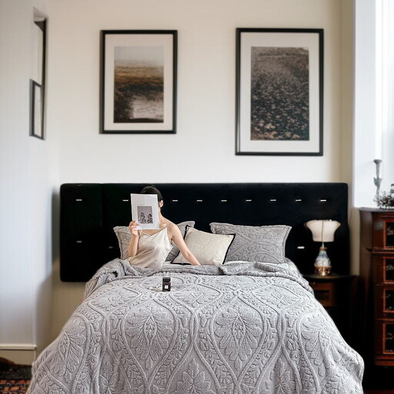 유럽풍 디자인의 겨울 담요