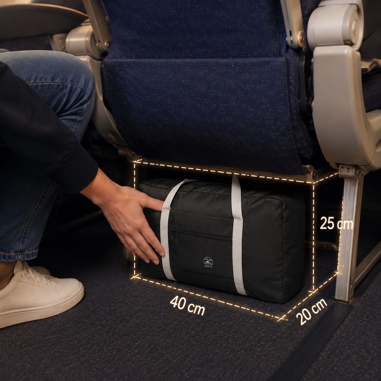 Sac de rangement grande capacité portable, sac pliable pour déménagement