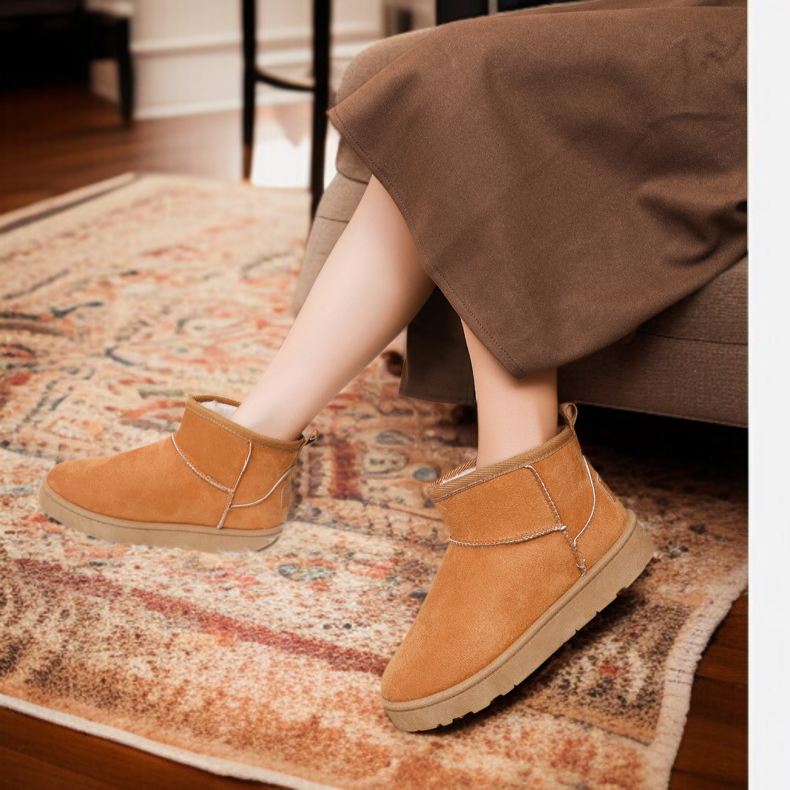 겨울철 포근한 여성 부츠