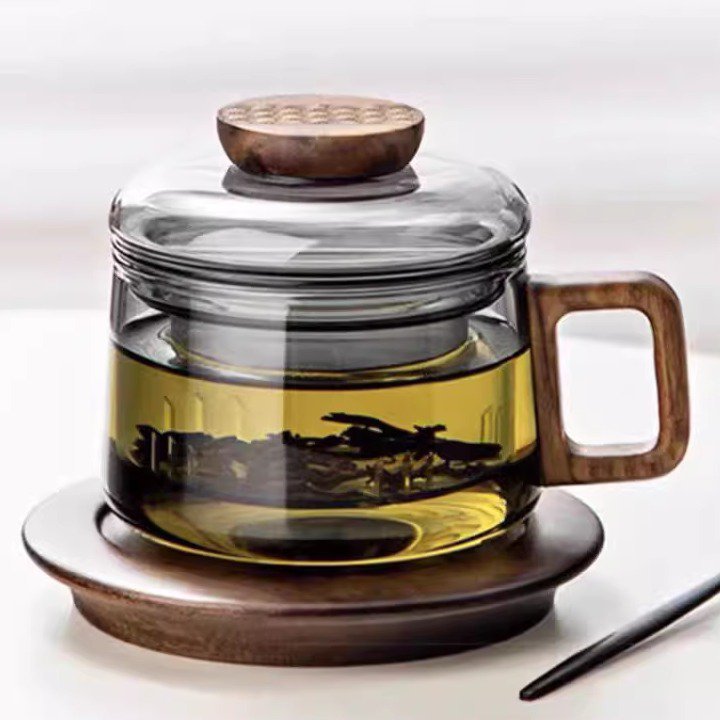 Separable tea filter cup set