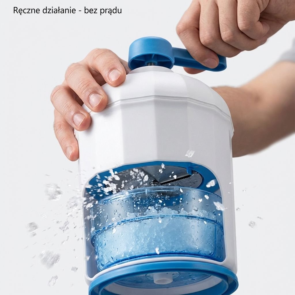 Ręczna maszynka do lodu