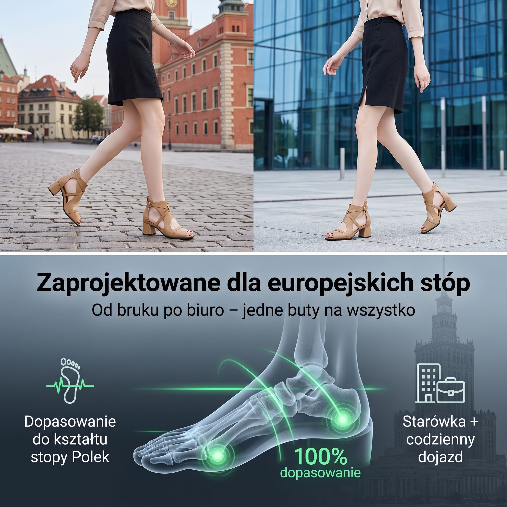 Damskie sandały rzymskie 2025, gruby obcas, luksusowy ażurowy wzór