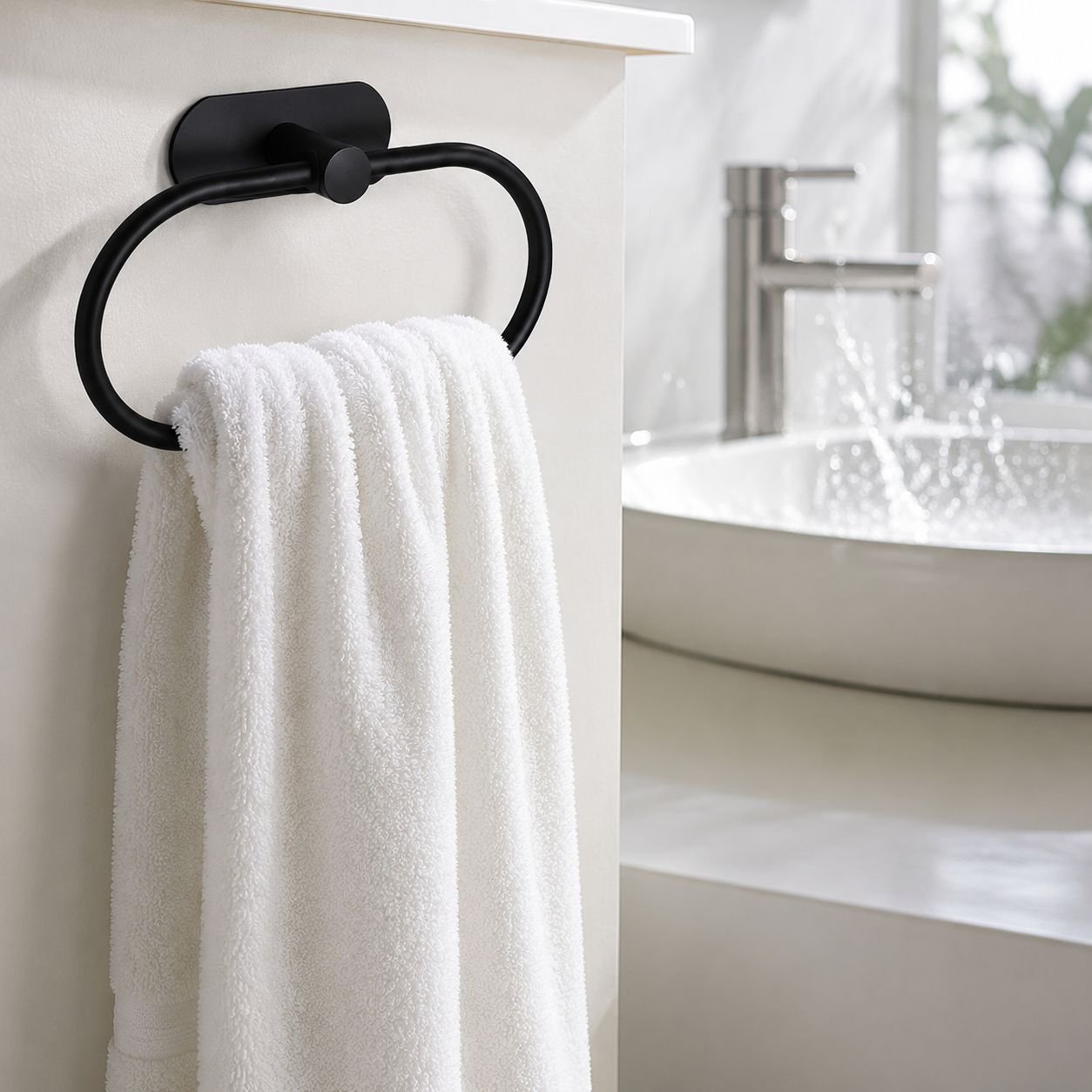 Stainless Steel Towel Bar, Towel Ring & Holder