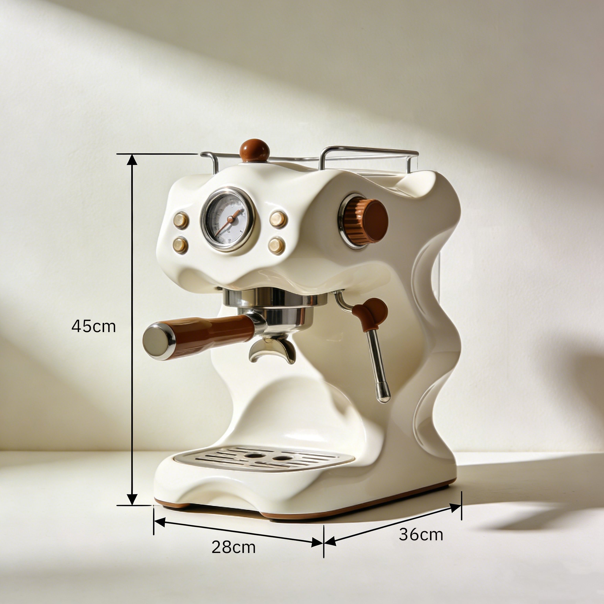 ワンタッチ操作でコーヒー抽出