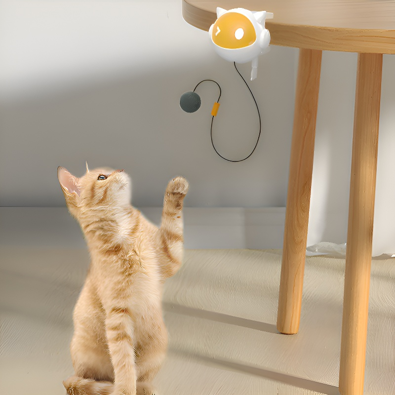 Pelota de juguete autosuficiente para gatos