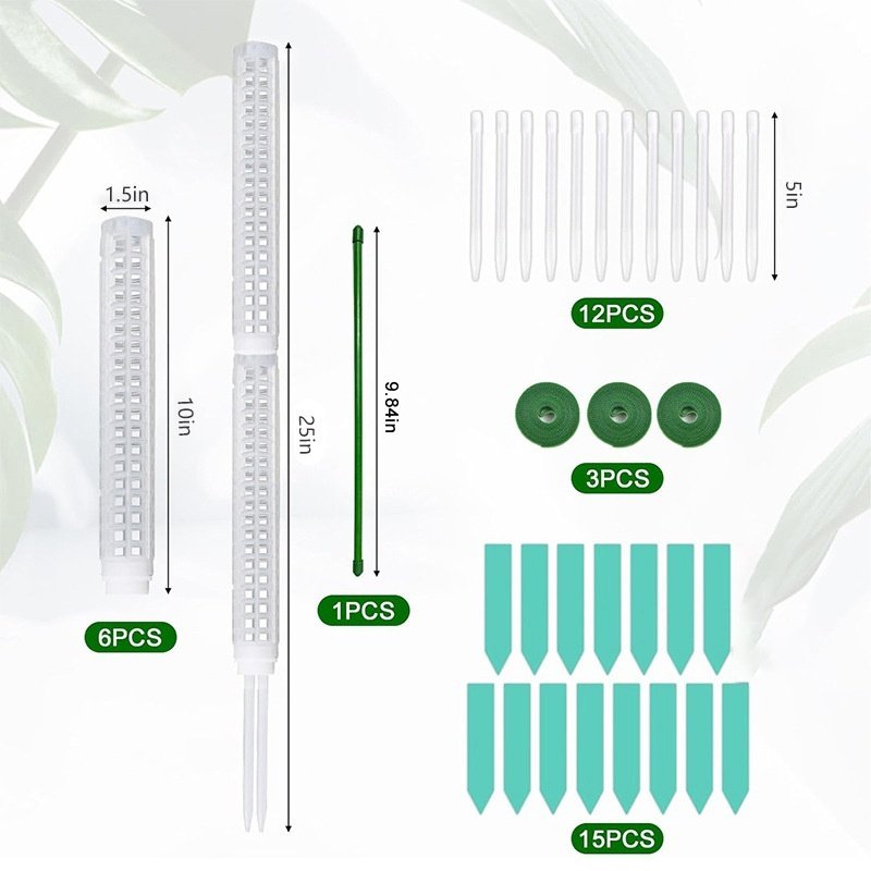 Stackable Mesh Plant Support for Climbing Plants