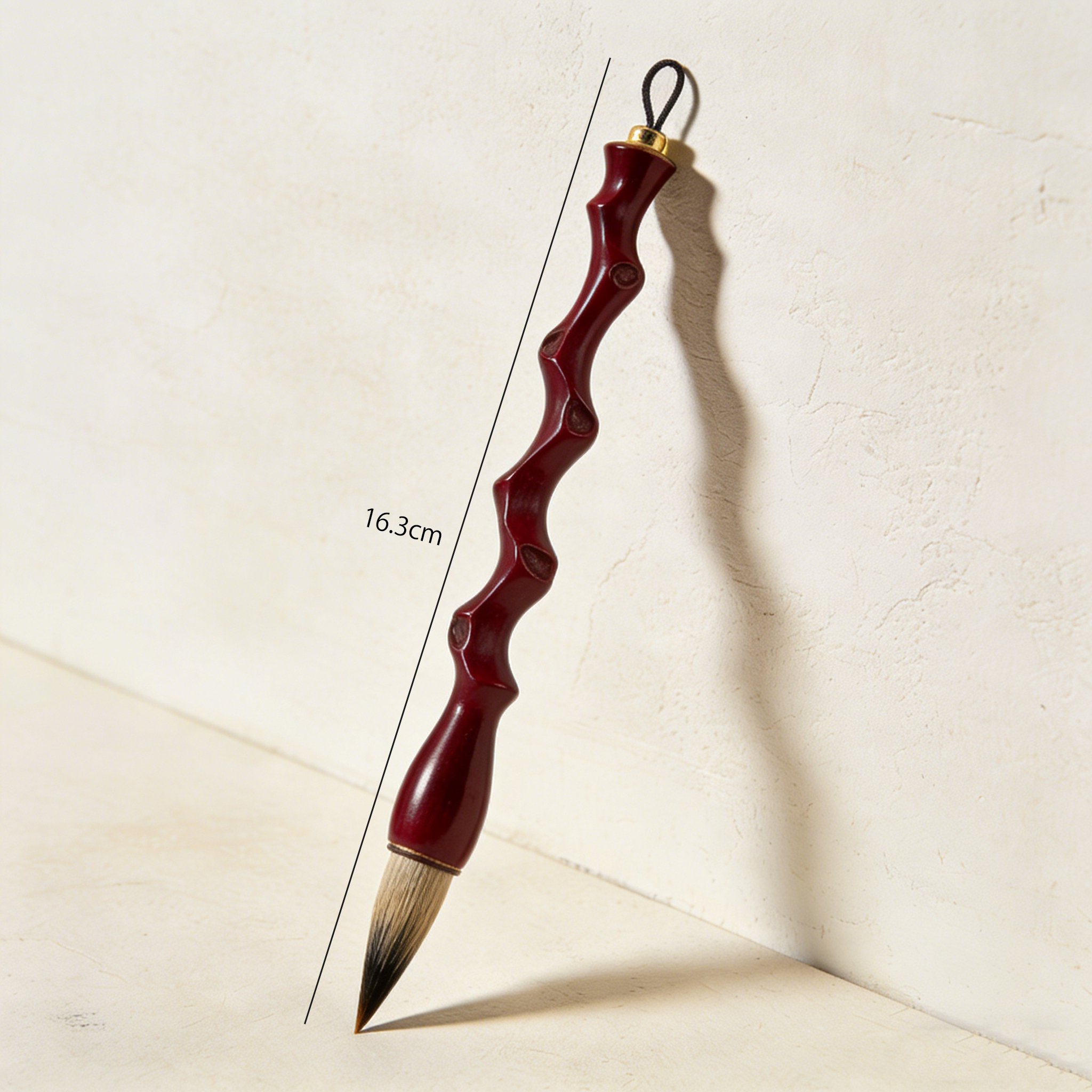 書道作品と高級書道毛筆の組み合わせ