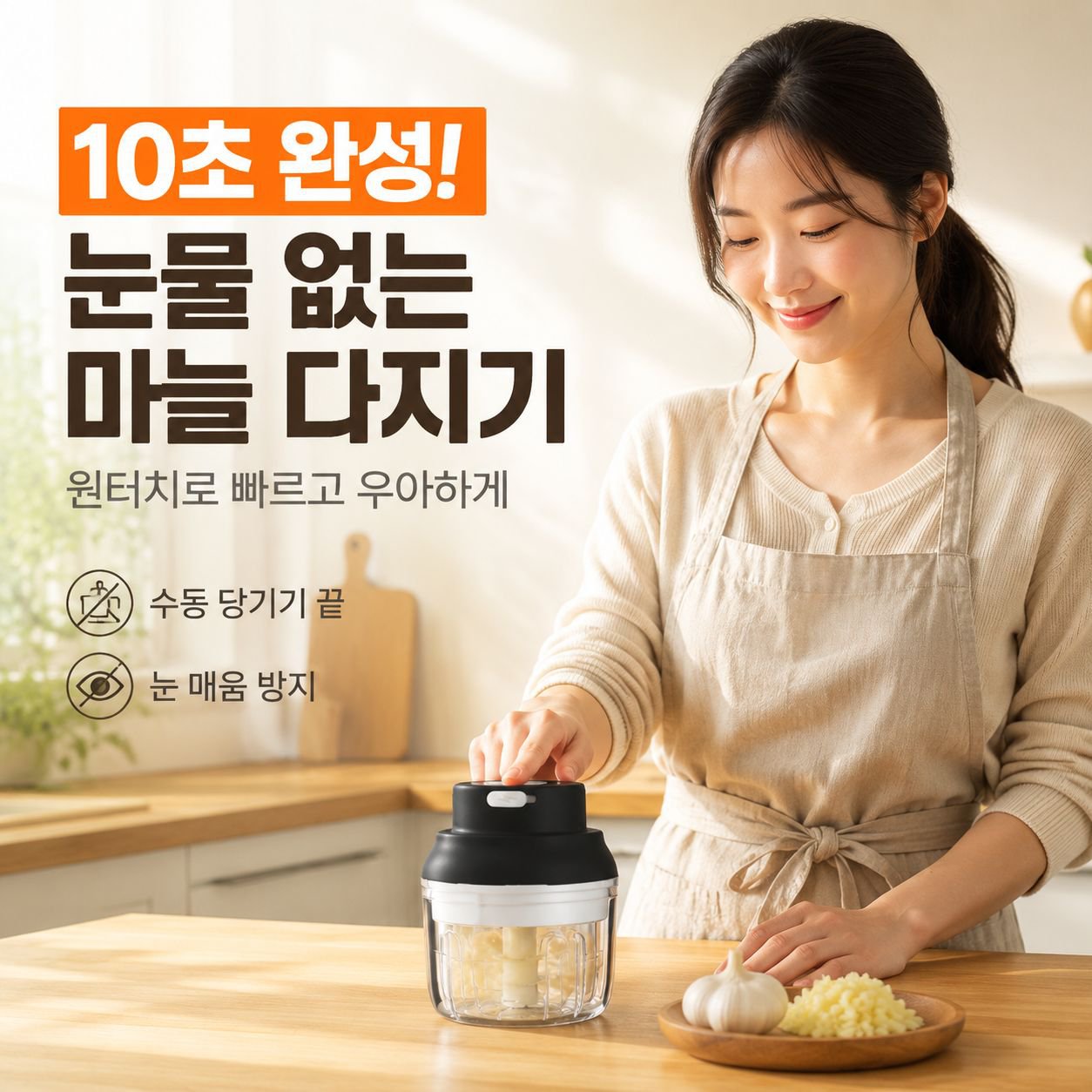 전동 마늘다져기 간편한 마늘 다지기 도구