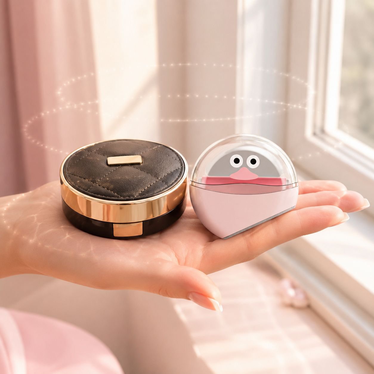 Avant et après utilisation de la brosse anti-poils