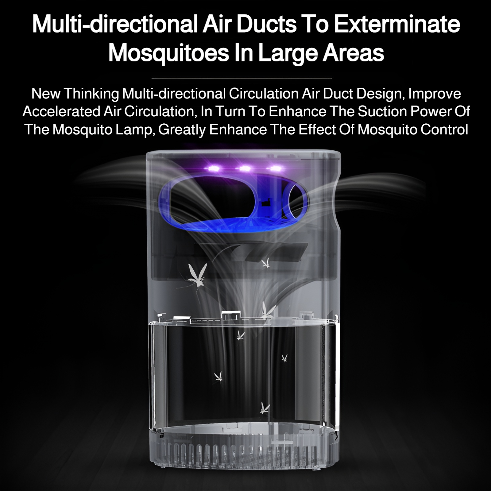 New household electric shock mosquito killer photocatalyst mosquito repellent lamp creative mosquito
