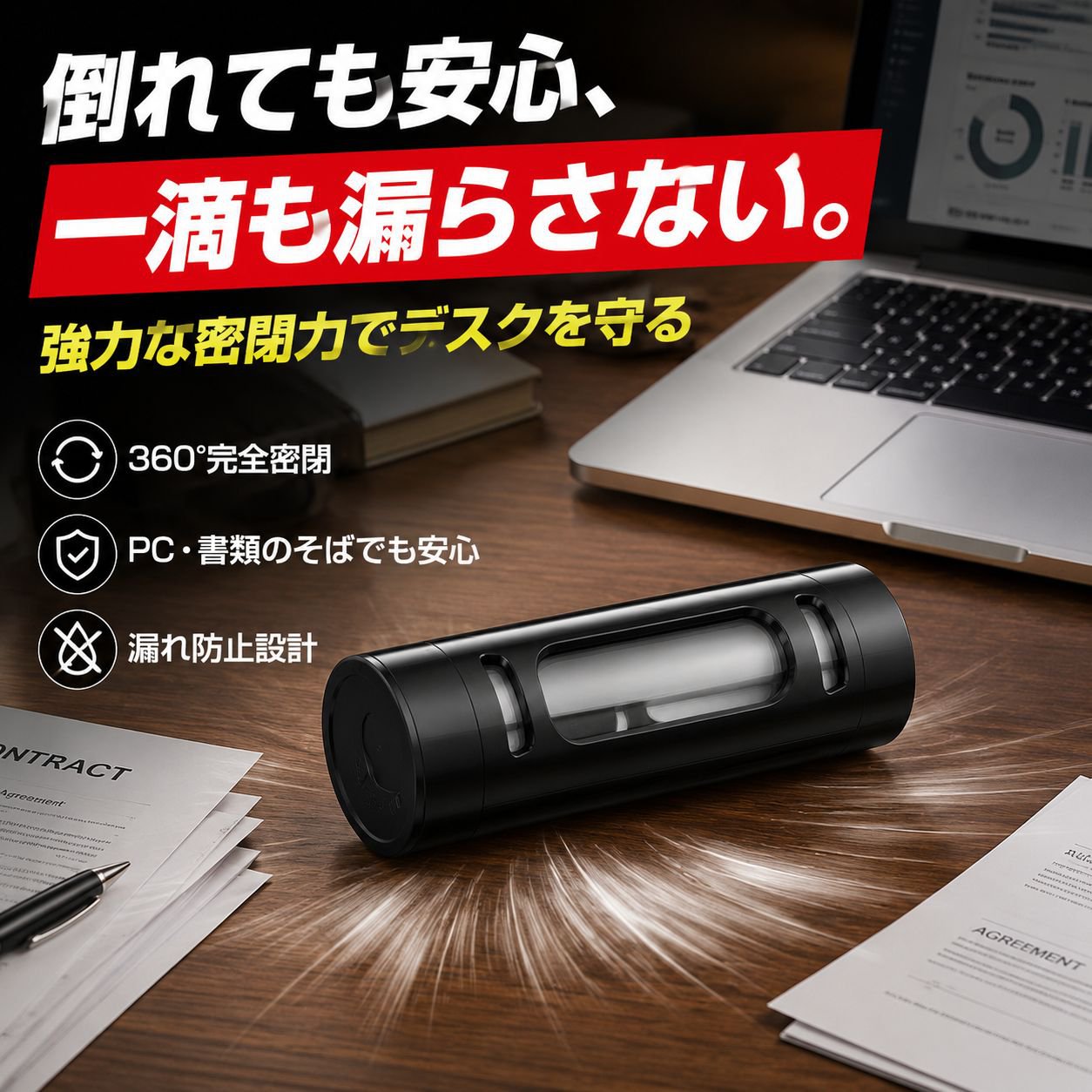 大容量ガラスコップ