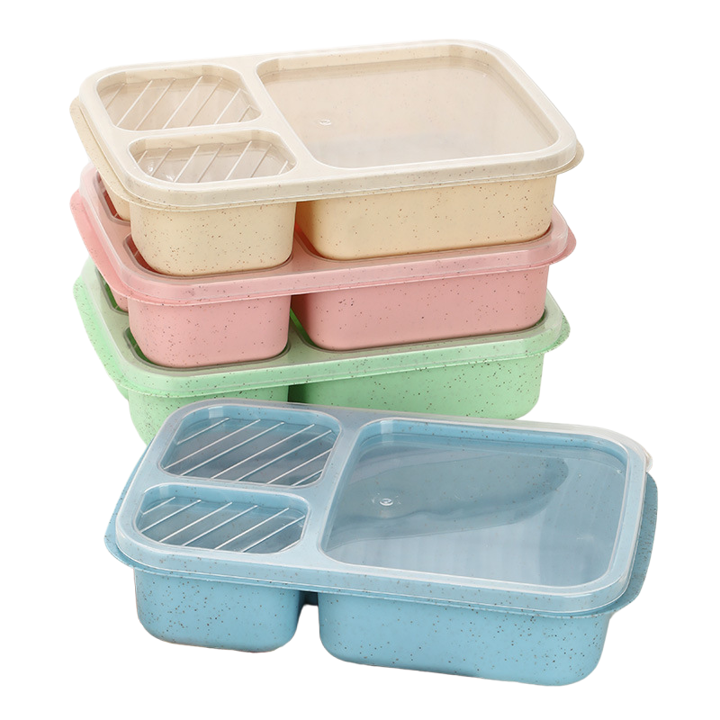 Wheat straw lunch box