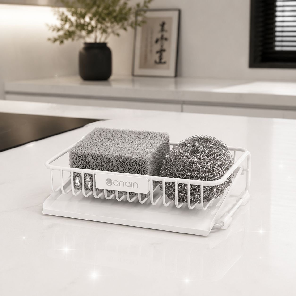 カウンタートップに置く多用途食器収納ラック