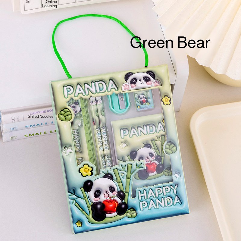 Learning supplies Stationery Stationery One set for all Pencil Handheld Gift Cute Cartoon Stationery