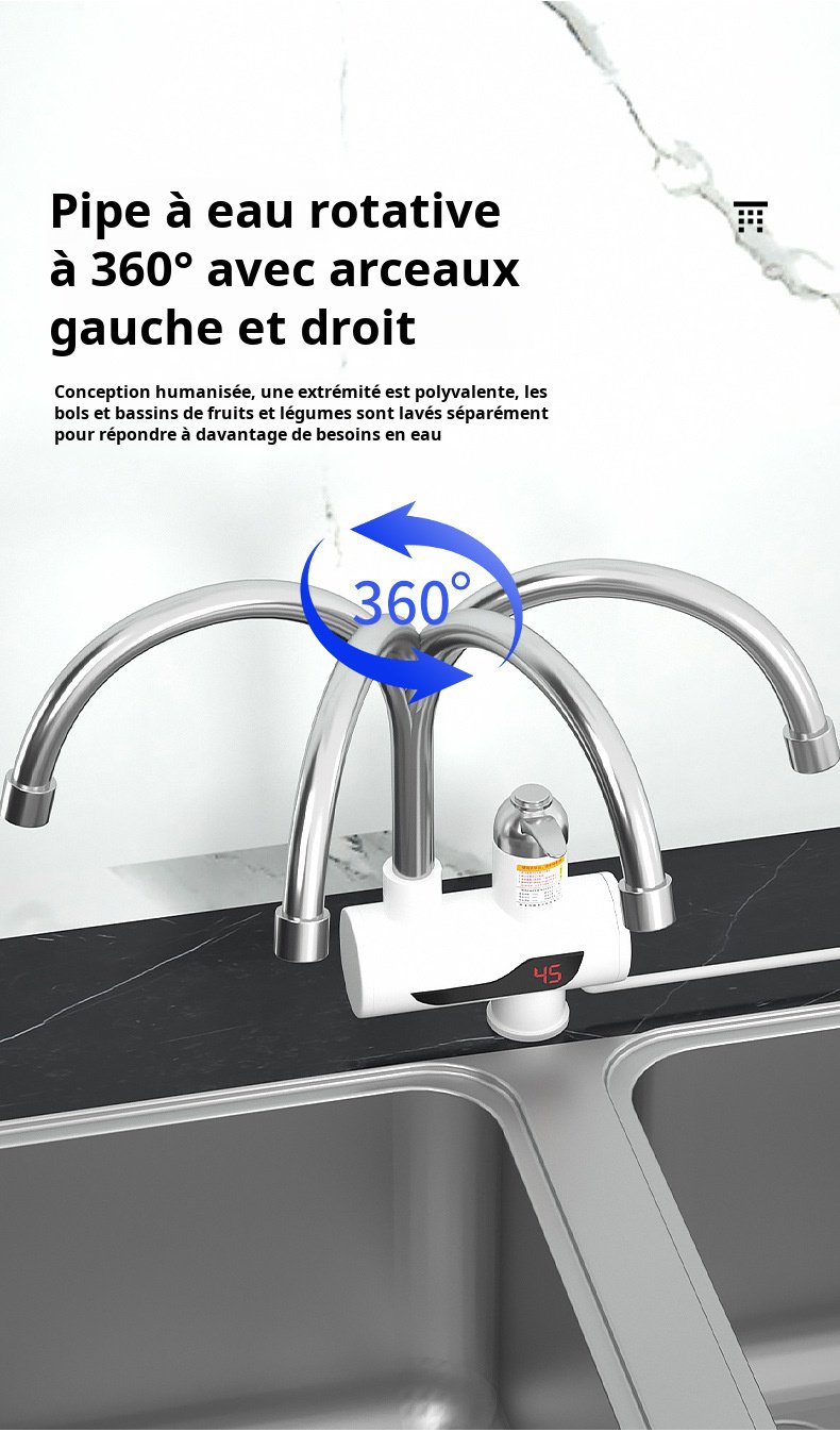 Taille compacte du robinet JMY (21 × 11 cm)