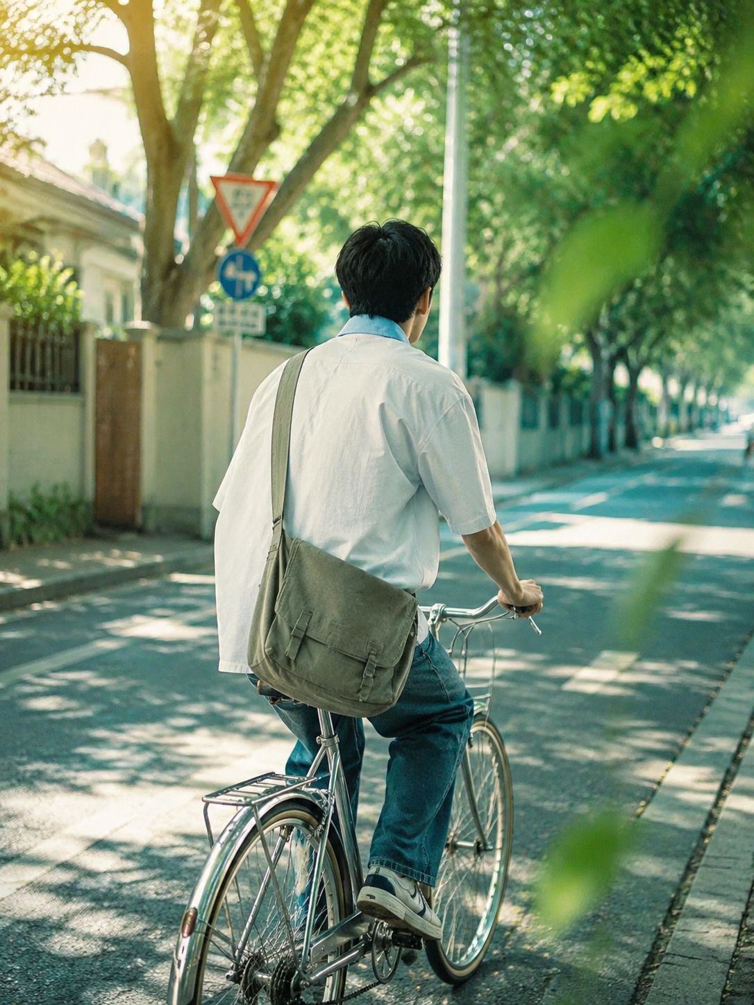 シンプルで洗練されたデザインの長袖トップス