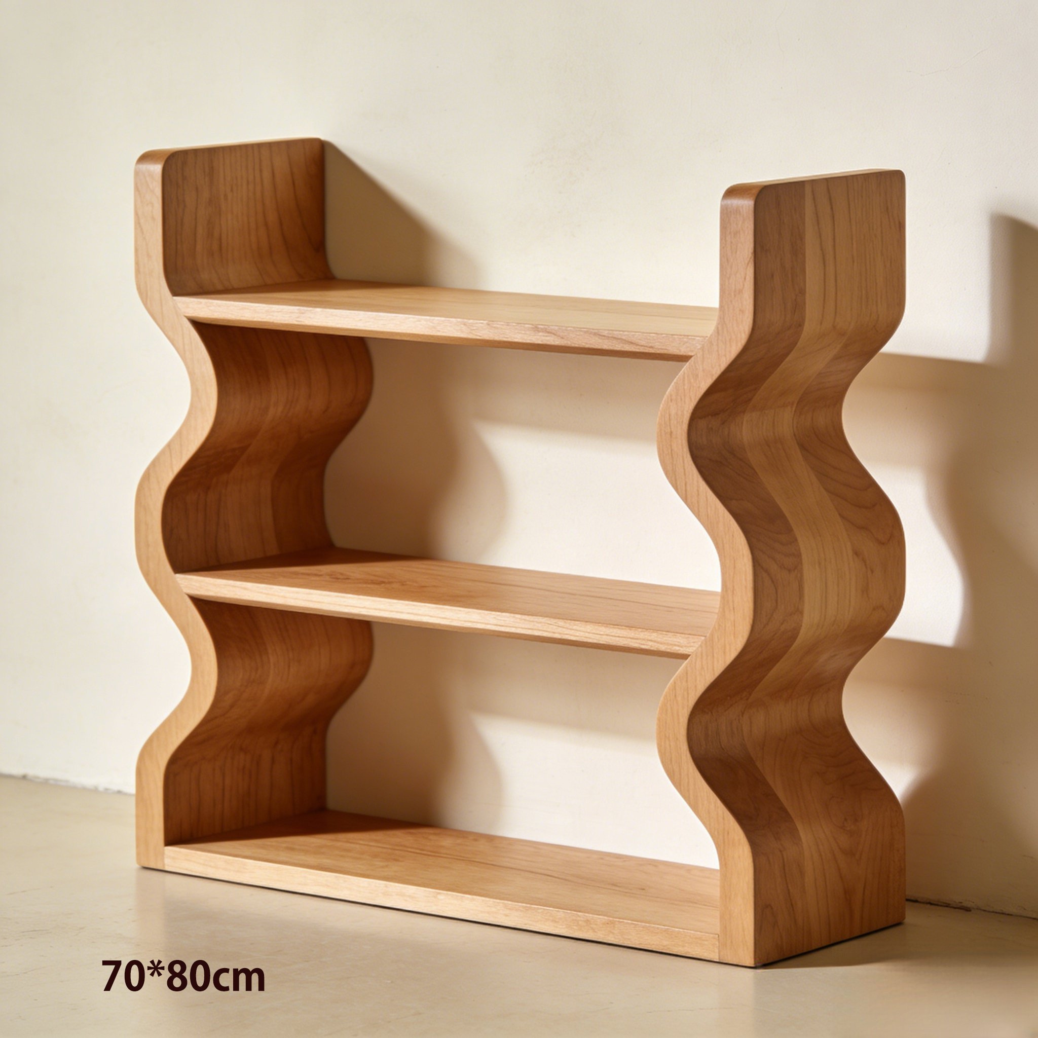 튼튼한 원목 소재의 신발 정리대