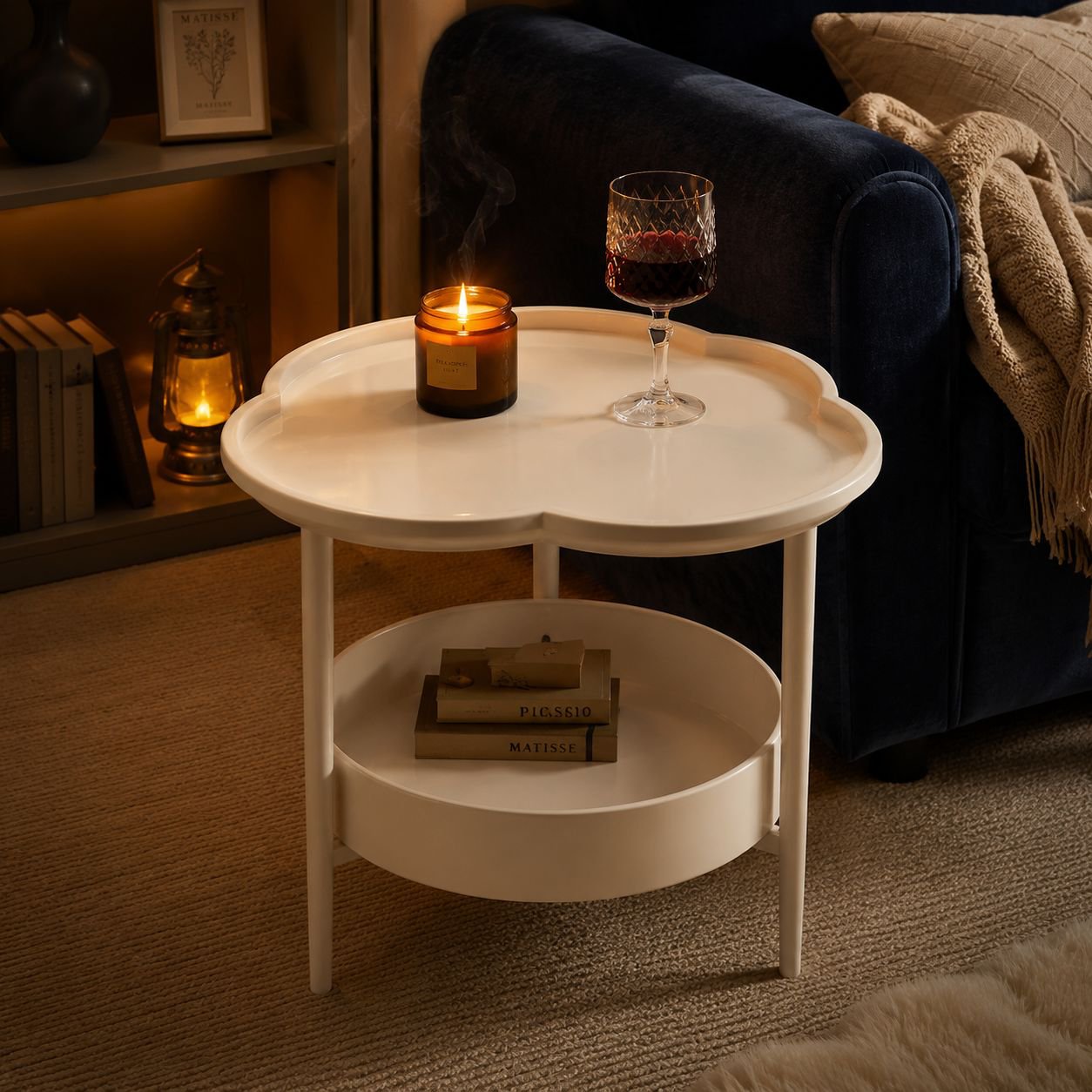 JMY Nordic Small Coffee Table side view