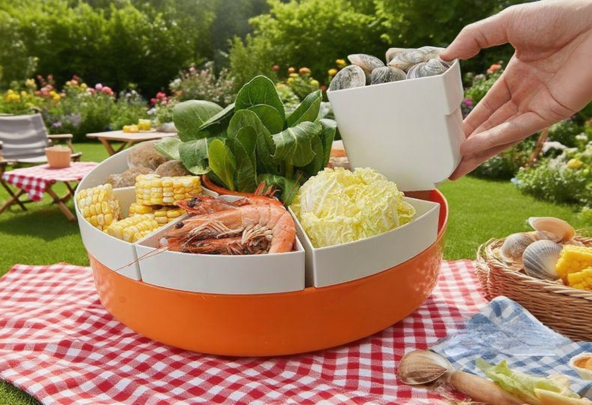 インスタ映えするグルグル回転野菜