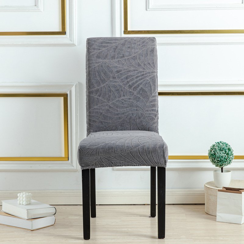 Large leaves Office chair cover Stool Protector Stretch Onepiece Jacquard Waterproof and durable Sof